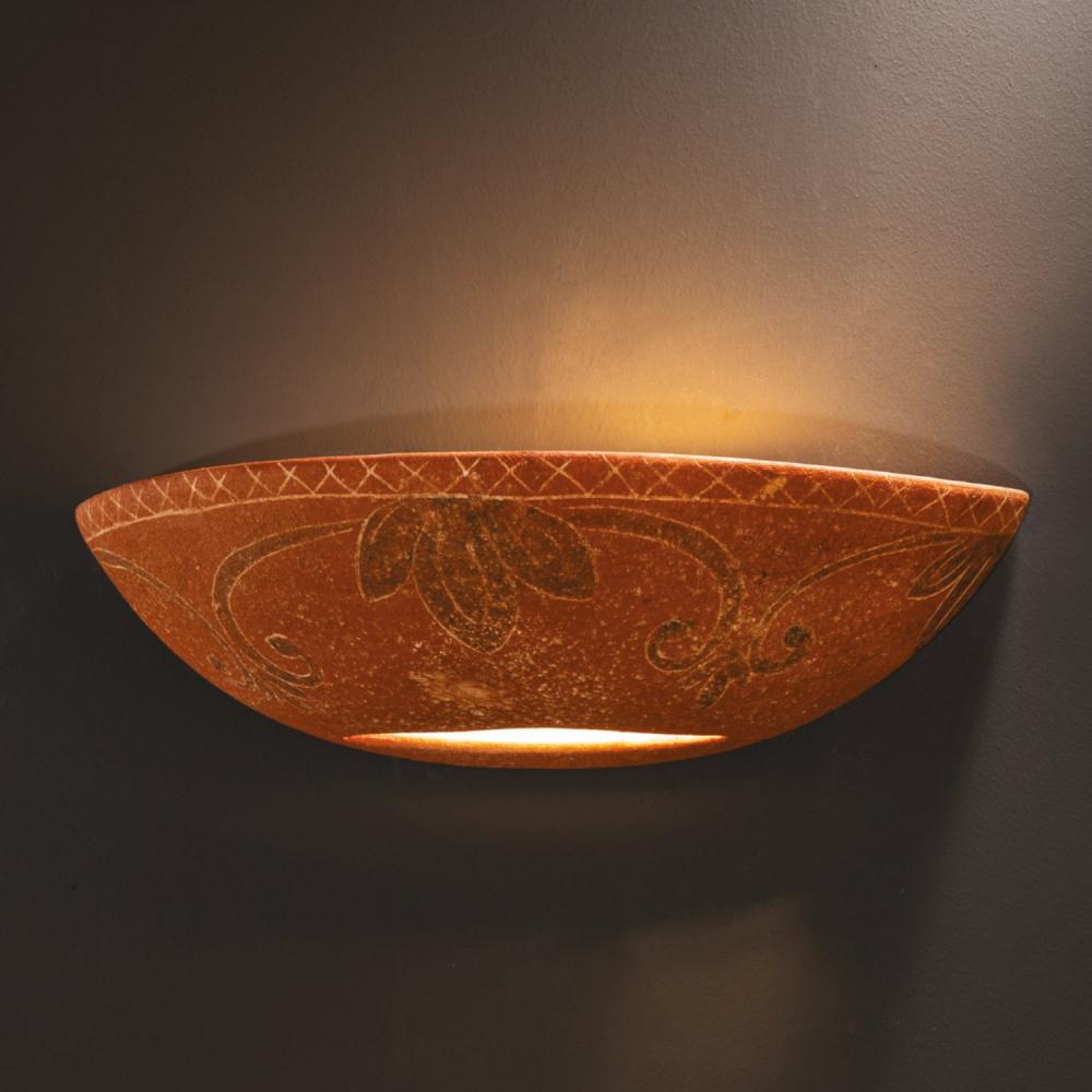 cotto tegla szinu fali design lampa mediterran rusztikus narancssarga hangulatfeny surlofeny vilagitas vakolat surlofeny burkolat fal belteri nappali lepcsohaz felujitas.jpg